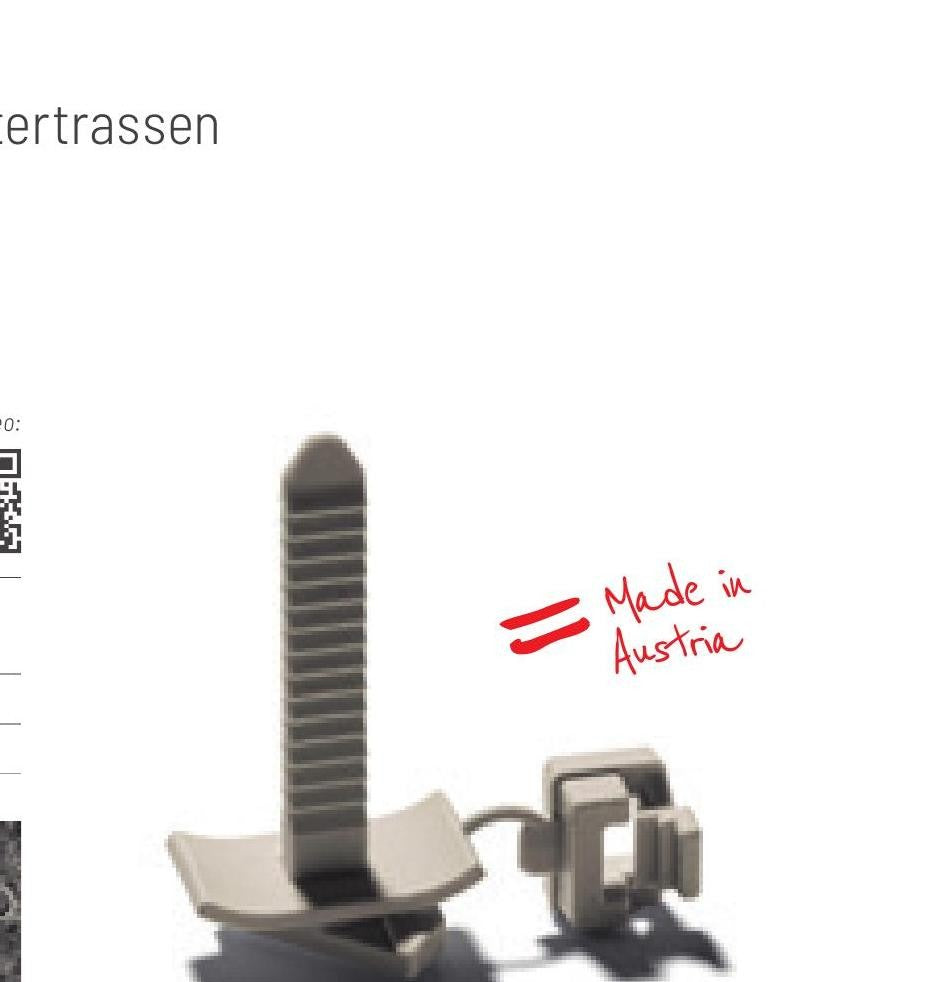UBK Universal-Befestigung für Kabeltrassen