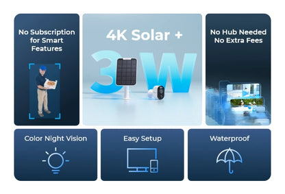 REOLINK Argus 3 Ultra – Câmara de segurança 4K sem fios com painel solar SEM ASSINATURA?!