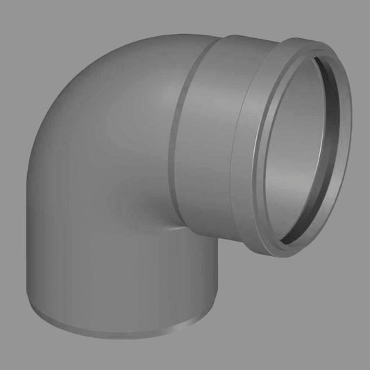 Ambientika 90° PVC Bogen 160 mm Rohrumlenkung