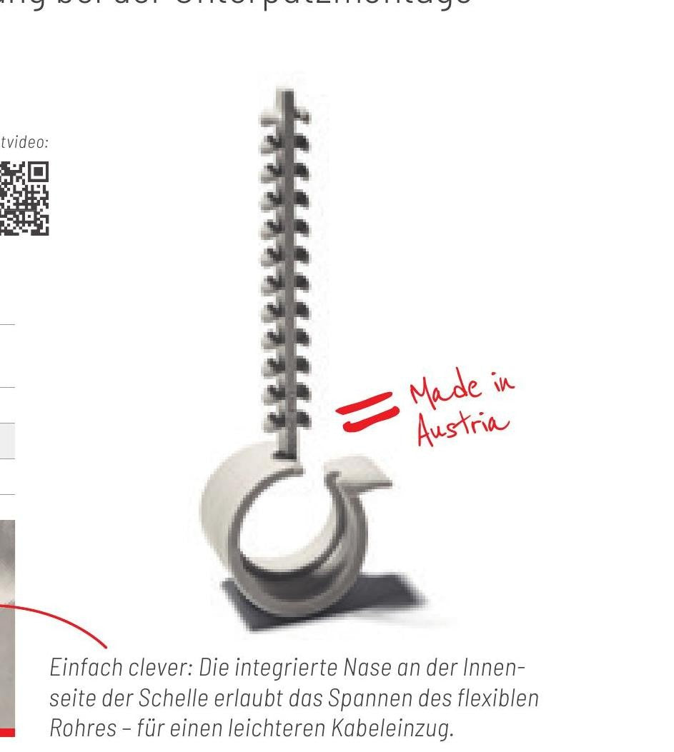 USE Unterputzschelle einfach