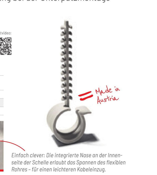 USE Unterputzschelle einfach